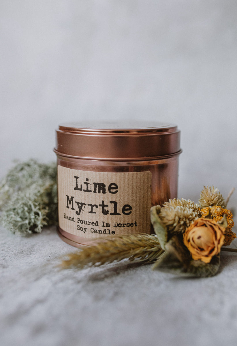 Lime Myrtle The Rhubarb Candle Company