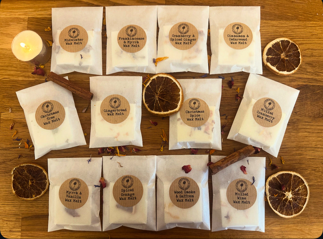 Festive Wax Melt Sample Collection