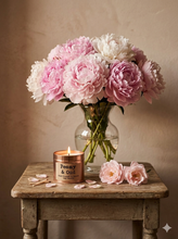 Load image into Gallery viewer, Peony &amp; Oud Artisan Soy Candle