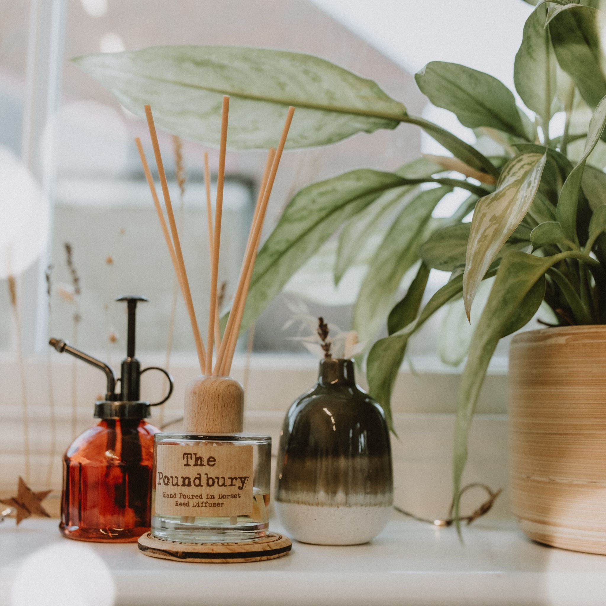 Reed Diffuser 120g Reeds or Flower available. – The Rhubarb Candle Company