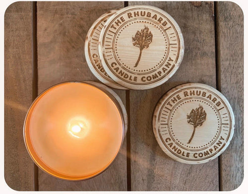 Reclaimed Wood Candle Coaster